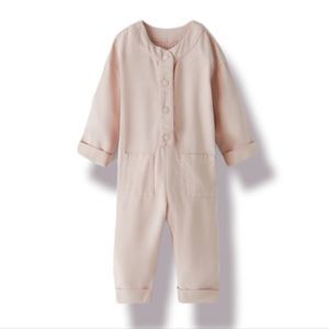 Zara FLOWY DENIM UTILITY JUMPSUIT size 3t-4t